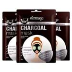 Ficha técnica e caractérísticas do produto Kit 3 Máscara Facial Purificante Dermage 10g