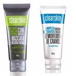 Ficha técnica e caractérísticas do produto Kit Mascara Negra Facial e Mascara de Cravos Clear Skin - Clearskin