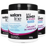 Salon Line Sos Bomba de Vitaminas Máscara 500ml (kit C/06)