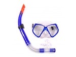 Ficha técnica e caractérísticas do produto Kit Mascara+Snorkel Leader(Azul)