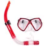 Ficha técnica e caractérísticas do produto Kit Máscara + Snorkel Leader Ld296