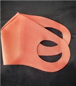 Ficha técnica e caractérísticas do produto Kit 3 Máscaras Tecido Modelo Ninja Lavável Reutilizável Colorida Cor Coral - Lynx Produções Artistica