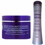 Ficha técnica e caractérísticas do produto Kit Matizador Blond Naxos: Máscara 250g e Shampoo 300ml