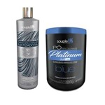 Ficha técnica e caractérísticas do produto Kit Matizador Platinum Blond 300 Ml + Pó Descolorante Blue Souple Liss