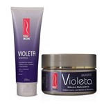 Ficha técnica e caractérísticas do produto Kit Matizador Red Iron Violeta Shampoo Violeta 250g + Máscara Violeta 300g