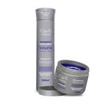 Ficha técnica e caractérísticas do produto Kit Matizador Violeta Blond Belkit 6 Shampoo 6 Condicionador