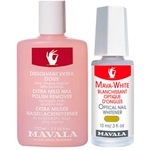 Ficha técnica e caractérísticas do produto Kit Mavala Mava White & Pink Nail Polish - Clareador 10ml + Removedor 100ml