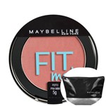 Ficha técnica e caractérísticas do produto Kit Maybelline Fit Me! 06 Feito para Mim - Blush Cintilante 5g+Maybelline Vinyl-Nécessaire