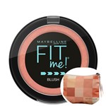Ficha técnica e caractérísticas do produto Kit Maybelline Fit Me! Rosa - Blush em Pó 4g+Maybelline Fit Me!-Nécessaire