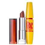 Ficha técnica e caractérísticas do produto Kit Maybelline Lips and Eyes Make Up Nude (2 produtos)