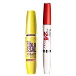 Ficha técnica e caractérísticas do produto Kit Maybelline - Máscara The Colossal + Batom Super Stay 24h Kit