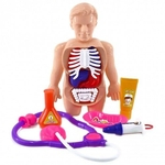 Ficha técnica e caractérísticas do produto Kit Médico Com Boneco Do Corpo Humano E 6 Peças (230575)