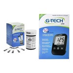 Ficha técnica e caractérísticas do produto Kit Medidor de Glicose + 50 Tiras Free Lite G-tech