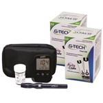 Ficha técnica e caractérísticas do produto Kit Medidor de Glicose G-Tech Free Lite + 100 Tiras + 10 Lancetas + 1 Caneta Lancetadora