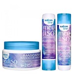 Kit Meu Liso Alinhado Salon Line Máscara 300g, Shampoo e Condicionador 300ml - Salon Line Professional