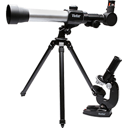 Kit Microscópio e Telescópio com Lente 50mm - Vivitar