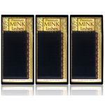 Ficha técnica e caractérísticas do produto Kit Mink Cílios Fio A Fio De Seda Com 16 Tiras - 3 Caixas