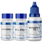 Ficha técnica e caractérísticas do produto Kit Minoxidil 5% + Finasterida 60Caps + Pill Food 60Caps Unicpharma