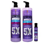 Ficha técnica e caractérísticas do produto Kit Miracle 3 Minutos Strong Shampoo Condicionar e Ampola Miracle Grátis - Hidrabell