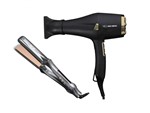 Kit Mq Hair Prancha Pro 480 Bivolt + Secador de Cabelos Vortex Gold 110V