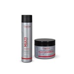 Ficha técnica e caractérísticas do produto Kit Multi Vitaminas Duetto 1 Shampoo 300ml +1 Máscara 500g