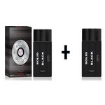 Ficha técnica e caractérísticas do produto Kit Namorado Cheiro de Homem Rico Solid Black 100 ml