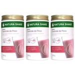 Kit 3 Natura Shake Sabor Morango 550g - Ideal Para Dieta