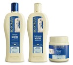Ficha técnica e caractérísticas do produto Kit Neutro Shampoo + Condicionador 500ml + Máscara 250 - Bio Extratus