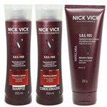 Ficha técnica e caractérísticas do produto Kit NICK VICK SOS Shampoo Condicionador e Máscara - Nick Vick