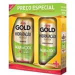 Ficha técnica e caractérísticas do produto Kit Niely Gold Hidratação Milagrosa Água de Coco + Extrato de Babosa Shampoo 300ml + Condicionador 200ml KIT NIELY GOLD SH 300ML+CO 200ML AGUA COCO/BABSA