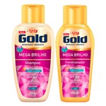 Ficha técnica e caractérísticas do produto Kit Niely Gold Mega Brilho Shampoo 300ml + Condicionador 200ml