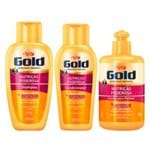 Ficha técnica e caractérísticas do produto Kit Niely Gold Nutrição Poderosa - Shampoo + Condicionador + Creme de Pentear Kit