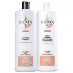 Ficha técnica e caractérísticas do produto Kit Nioxin Hair System 3 Shampoo e Condicionador 1 Litro