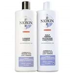 Ficha técnica e caractérísticas do produto Kit Nioxin Sistema 5 Cleanser Shampoo 1000ml + Scalp Revitalizer 1000ml (2 Produtos)