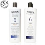 Ficha técnica e caractérísticas do produto Kit Nioxin Sistema 6 Cleanser Shampoo 1000ml + Scalp Revitalizer 1000ml (2 Produtos) - Wella