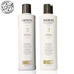 Ficha técnica e caractérísticas do produto Kit Nioxin Sistema 2 Cleanser Shampoo 300ml + Scalp Revitalizer 300ml (2 Produtos)
