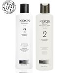 Kit Nioxin Sistema 2 Cleanser Shampoo 300ml + Scalp Revitalizer Condicionador 300ml (2 Produtos)