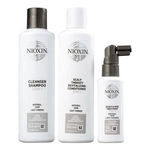 Ficha técnica e caractérísticas do produto Kit Nioxin System 1 Shampoo 150ml + Condicionador 150ml + Le
