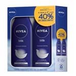 Ficha técnica e caractérísticas do produto Kit Nivea 2 Hidratante Milk Pele Seca e Extraseca 400ml