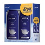 Kit Nivea 2 Hidratante Milk Pele Seca e Extraseca - 2x400ml