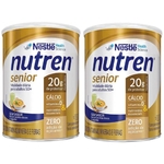 Ficha técnica e caractérísticas do produto Kit Nutren senior sem sabor suplemento lata 740g 2 latas