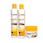 Ficha técnica e caractérísticas do produto Kit Nutrição Shampoo + Condicionador + Máscara Kiron Cosméticos Max T.X. 3x300ml