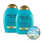 Ficha técnica e caractérísticas do produto Kit OGX Argan Oil Of Morocco Shampoo + Condicionador + Ãleo 100mL - Incolor - Dafiti