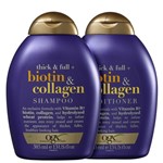 Kit OGX Biotin Collagen Duo (2 Produtos)