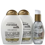Kit OGX Coconut Milk Small Trio (3 Produtos)