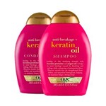 Ficha técnica e caractérísticas do produto Kit Ogx Keratin Oil Shampoo 385ml + Condicionador 358ml