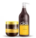 Ficha técnica e caractérísticas do produto Kit OKA Shampoo 1L e Máscara 500g Ojon Salvatore - Salvatore Cosméticos
