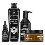 Ficha técnica e caractérísticas do produto Kit Oleo Barba + Balm + Shampoo + Gel Barbear Transparente