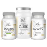 Ficha técnica e caractérísticas do produto Kit Óleo de Coco + Body Reductor + Thermo Diet em Pó – Slim