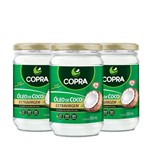 Ficha técnica e caractérísticas do produto Kit 3 Óleo de Coco Extra Virgem 500ml Cada - Copra